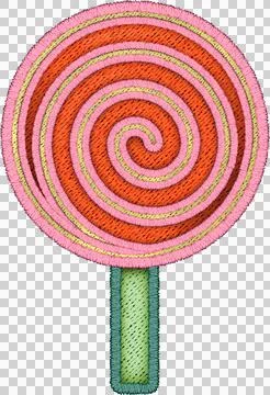 Patchwork Clipart candy. Illustrazione stock