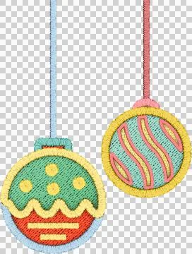 Patchwork Clipart ornaments. Illustrazione stock