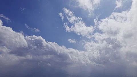Patchwork Cloud Shadows Across Andean Ridges Santiago Chile 4K Stock Footage 343775625