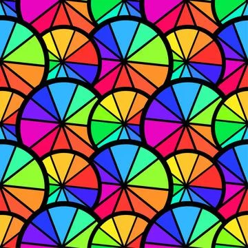 Patchwork color decorations seamless pattern textile print. repeat pattern... Stock Photos