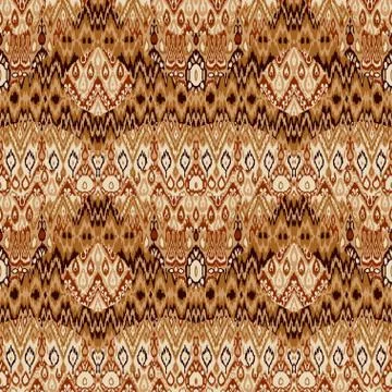 Patchwork ethnic bohemian arabesque pattern print. Seamless zigz Stock Photos