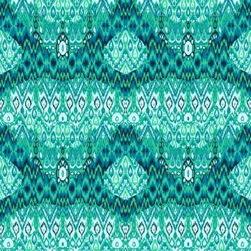 Patchwork ethnic bohemian arabesque pattern print. Seamless zigz Stock Photos
