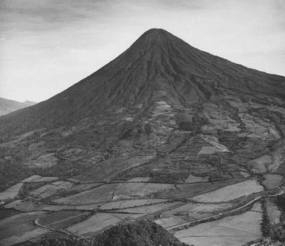 Patchwork Of Farmland, Guatemala Stock Photos