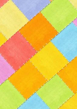 Patchwork Illustrazione stock