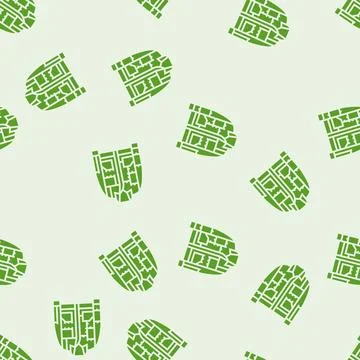 Patchwork jacket diy fashion handmade glyph seamless pattern 스톡 일러스트