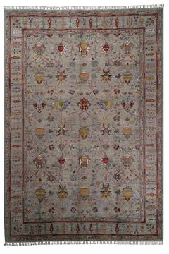 Patchwork leather rug on white background Stock Photos