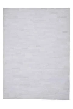 Patchwork leather rug on white background Stock Photos