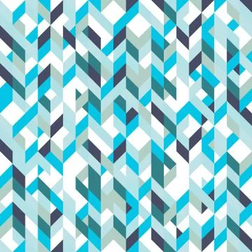 Patchwork pattern bohemian style with geometric polygonal retro decorative Illustrazione stock