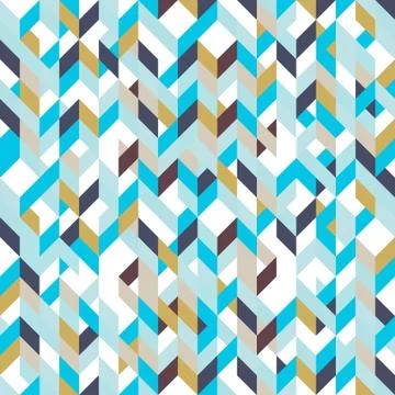 Patchwork pattern bohemian style with geometric polygonal retro decorative Illustrazione stock