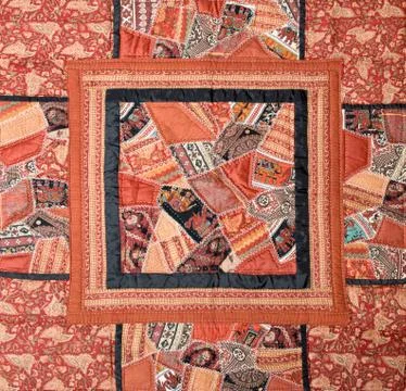 Patchwork Stockfoto's