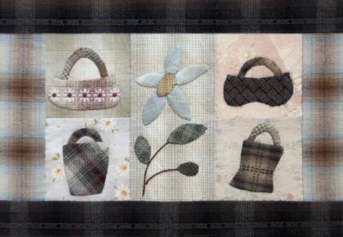 Patchwork Quilt pattern Stock Photos