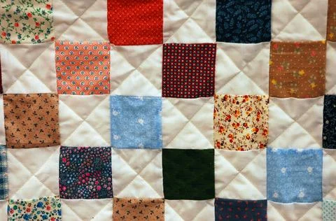 Patchwork quilt Stock Photos