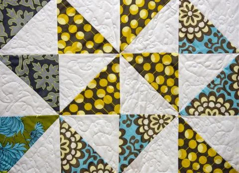 Patchwork quilt Stock Photos