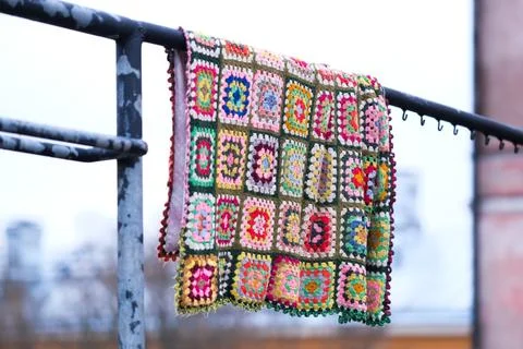 Patchwork quilt Stock Photos