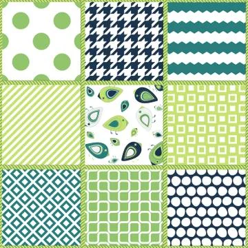 Patchwork repeating vector   background イラスト素材