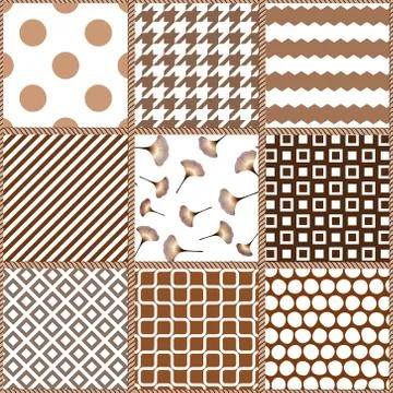 Patchwork repeating vector   background 스톡 일러스트