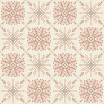 Patchwork style square ceramic tile, minimalist pattern for wall design Illustrazione stock