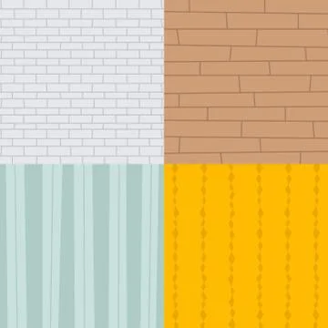 Patchwork textile brick texture seamless clothes pattern background tile Illustrazione stock