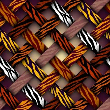 Patchwork textile pattern. Seamless quilting design background. Stockillustratie