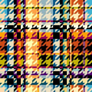 Patchwork textile pattern. Seamless quilting design background. 库存插图