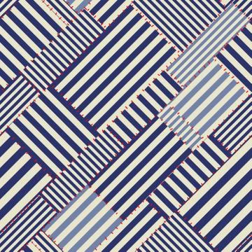 Patchwork textile pattern. Seamless quilting design background. Stockillustratie