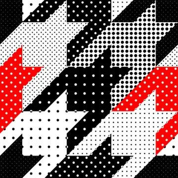 Patchwork textile pattern. Seamless quilting design background. 스톡 일러스트