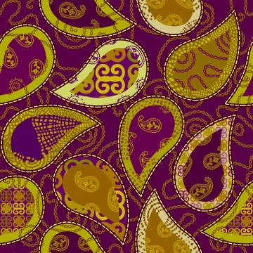 Patchwork textile pattern. Seamless quilting design background. 스톡 일러스트