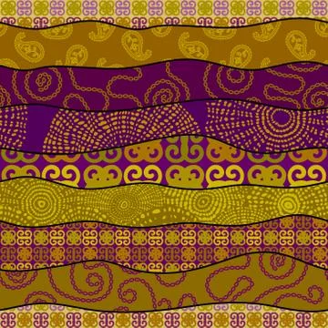 Patchwork textile pattern. Seamless quilting design background. Illustrazione stock