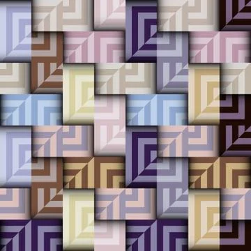 Patchwork textile pattern. Seamless quilting design background. Stock Illustration