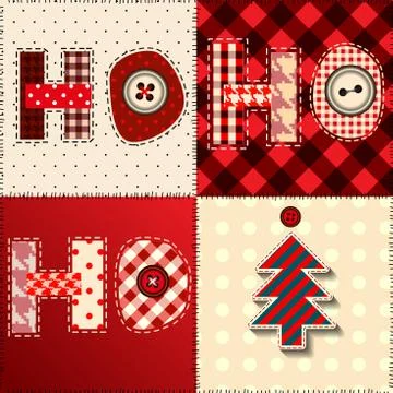 Patchwork textile pattern. Seamless quilting design background. 스톡 일러스트