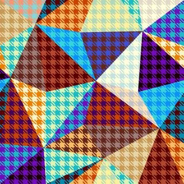 Patchwork textile pattern. Seamless quilting design background. Illustrazione stock