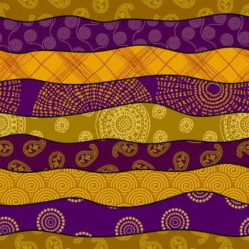 Patchwork textile pattern. Seamless quilting design background. イラスト素材