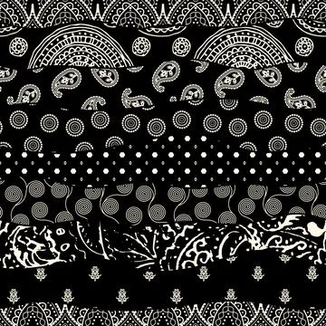 Patchwork textile pattern. Seamless quilting design background. 스톡 일러스트