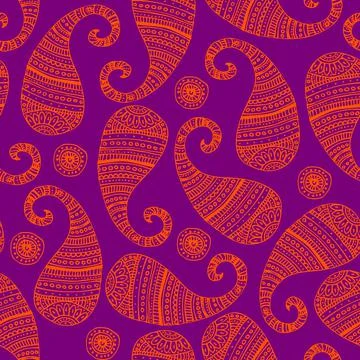 Patchwork textile pattern. Seamless quilting design background. Illustrazione stock