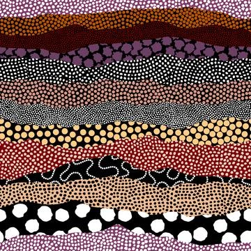 Patchwork textile pattern. Seamless quilting design background. Stockillustratie