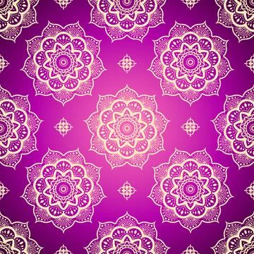 Patchwork textile pattern. Seamless quilting design background. Stock Illustration