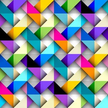 Patchwork textile pattern. Seamless quilting design background. Illustrazione stock