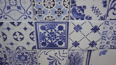 Patchwork Tile Background Video Stock Footage 87321134