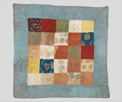 Patchwork of Woven Textiles 13th14th century China. Patchwork of Woven Text.. Foto stock