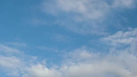 Patchy clouds time lapse Stock Footage 230480420