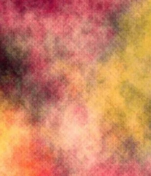 Patchy textured background in red, yellow and black Stock Illustration