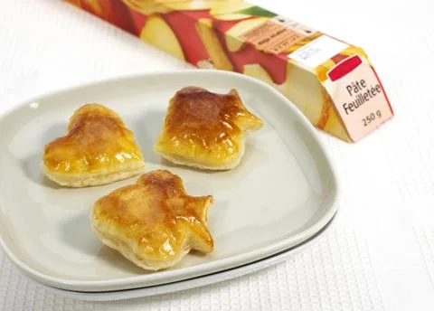 PATE FEUILLETEE Stock Photos