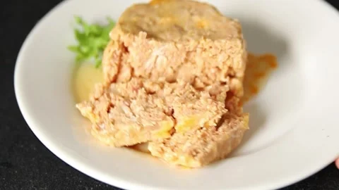 Pate meat pork or chicken terrine tasty snack fresh delicious gourmet food Stock Footage 337064483