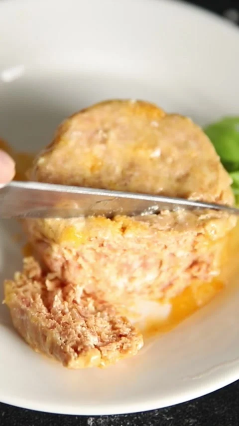 Pate meat pork or chicken terrine tasty snack fresh delicious gourmet food Stock Footage 337064539
