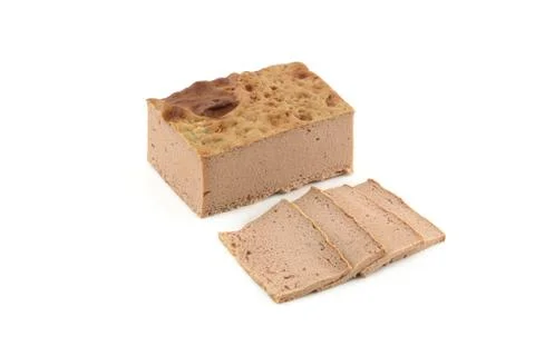 Pate on a white background Stock Photos