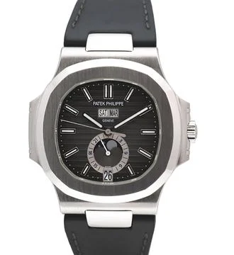 Patek Philippe Nautilus Ref 5726-1A 40mm Stainless Steel Automatic Watch Stock Photos