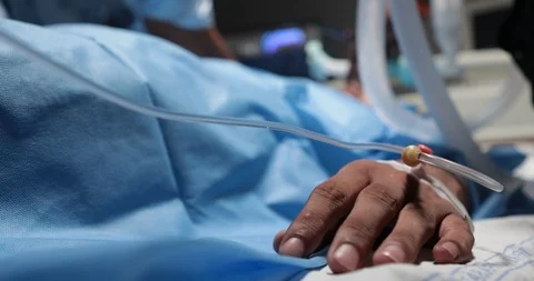 Patent in Hospital Stock Footage 118084397
