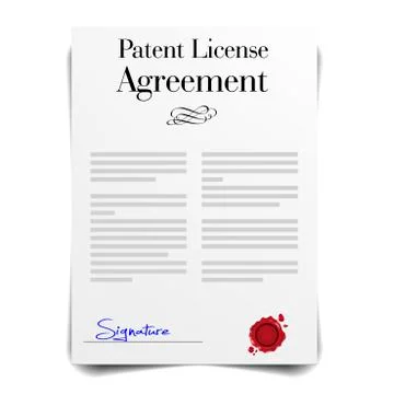 Patent License Stock Illustration