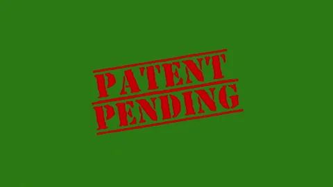 Patent pending stamp Video stock 171854502