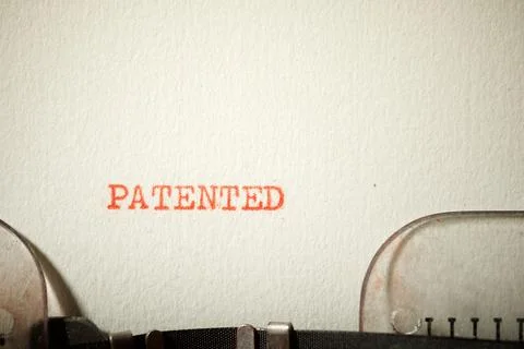 Patented concept view Stock Photos